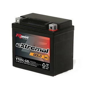 Мотоциклетный аккумулятор RDrive extremal Gold YTX5L-GEL (2024)