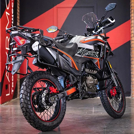 >!< Мотоцикл турэндуро ROCKOT DAKAR ADVENTURE 2.0 (серый/красный)
