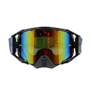 Очки кроссовые ROCKOT RM-391 красная линза (черн)